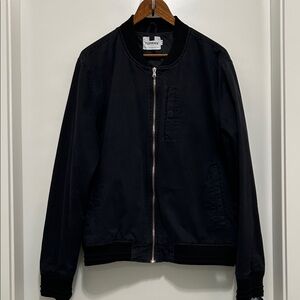 Topman Midnight Black Casual Jacket